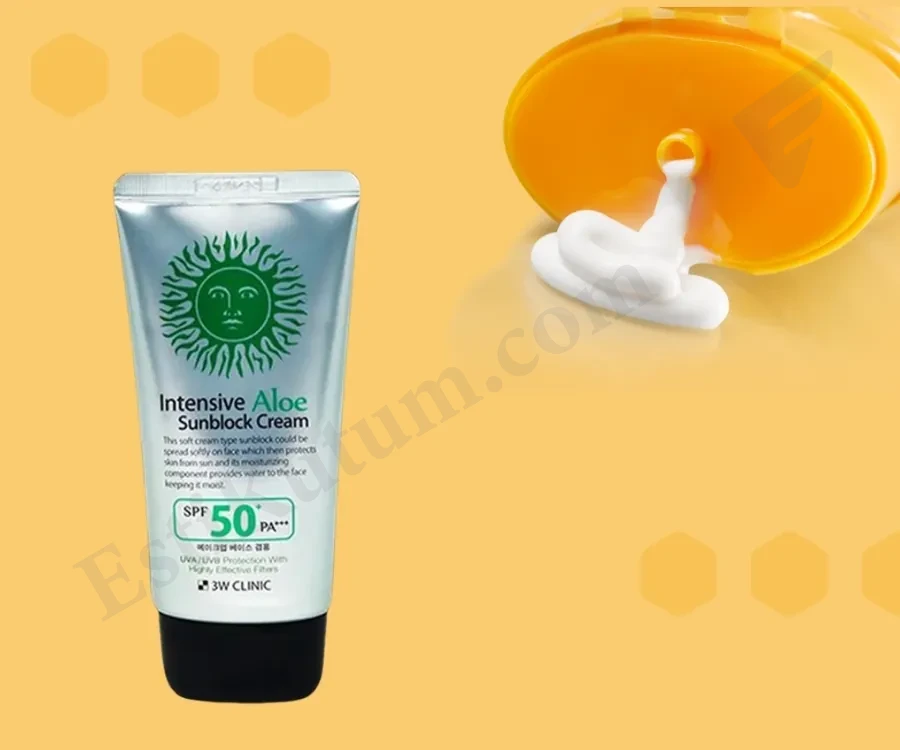 3W Clinic Intensive Aloe Sunblock Cream – 70ml