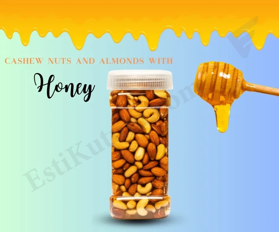 Cashew Nuts and Almonds with Honey