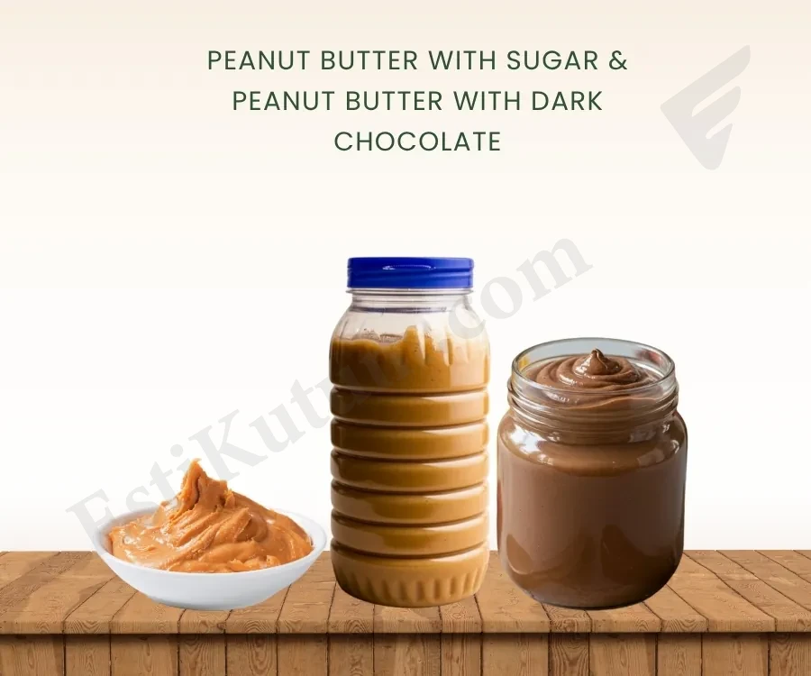 Peanut Butter with suger and Dark Chocolate Combo