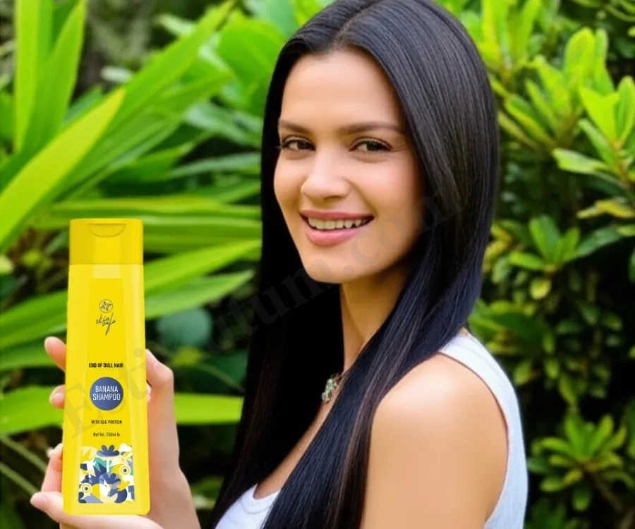 Skin Cafe End of Dull Hair Banana Shampoo with Egg Protein – 250ml